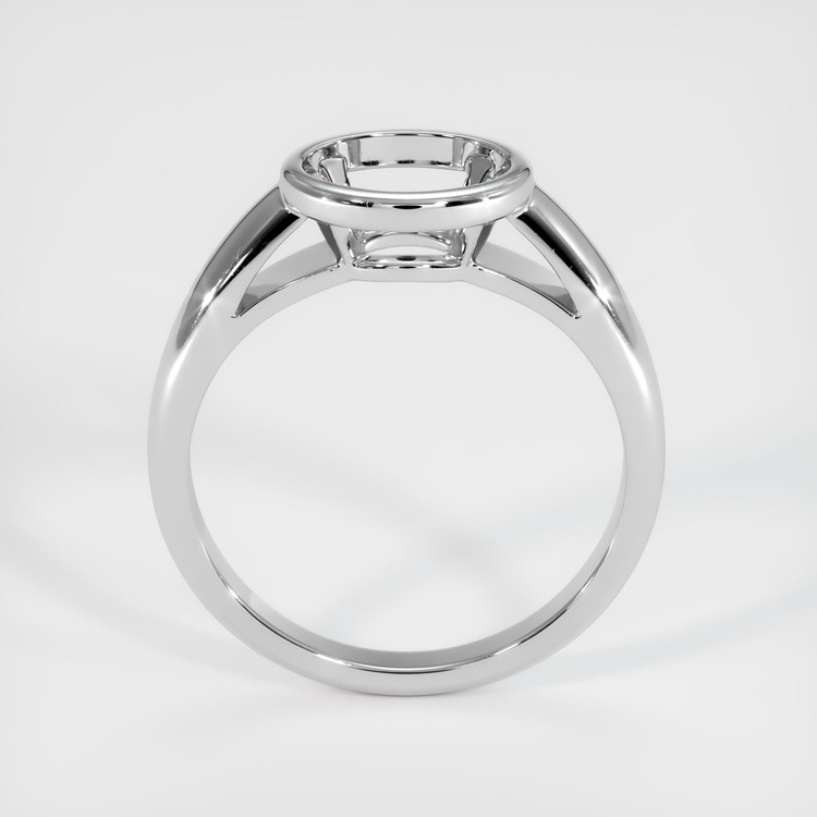 14K White Gold Men's Ring Setting