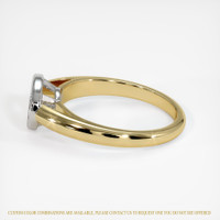14K White & Yellow Men's Ring Setting Image