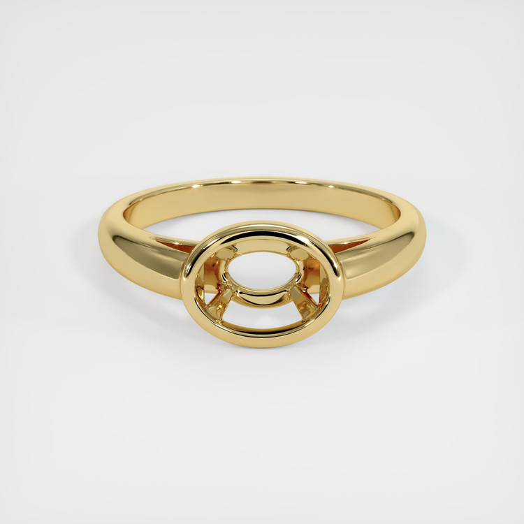 14K Yellow Gold Men's Ring Setting