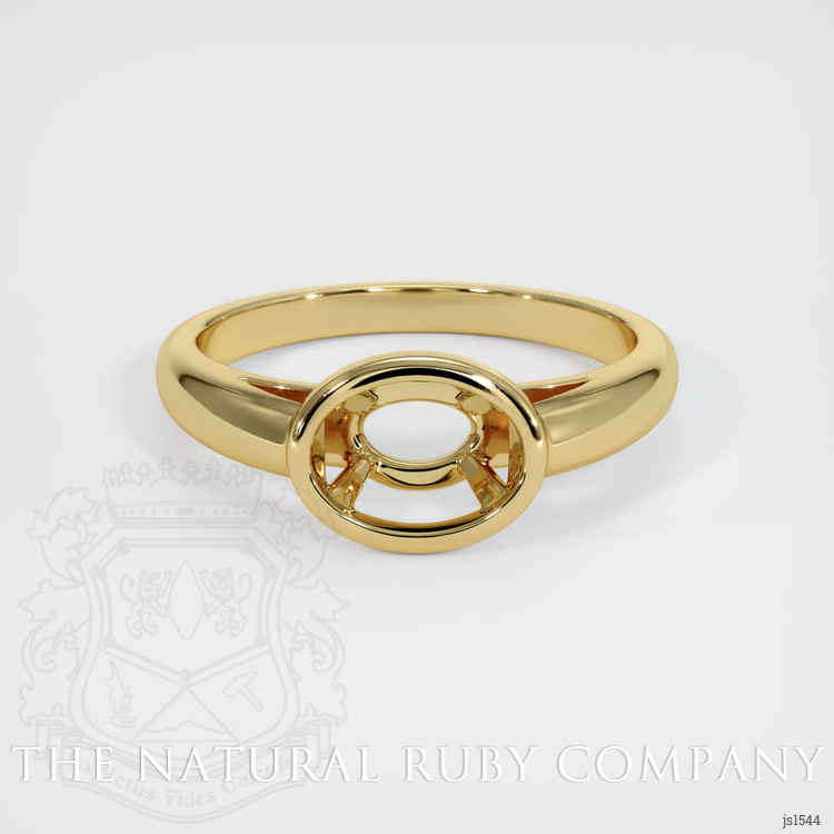 14K Yellow Gold Men's Ring Setting
