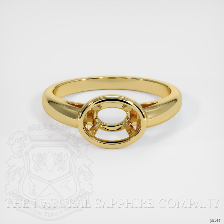 18K Yellow Gold Men's Ring Setting