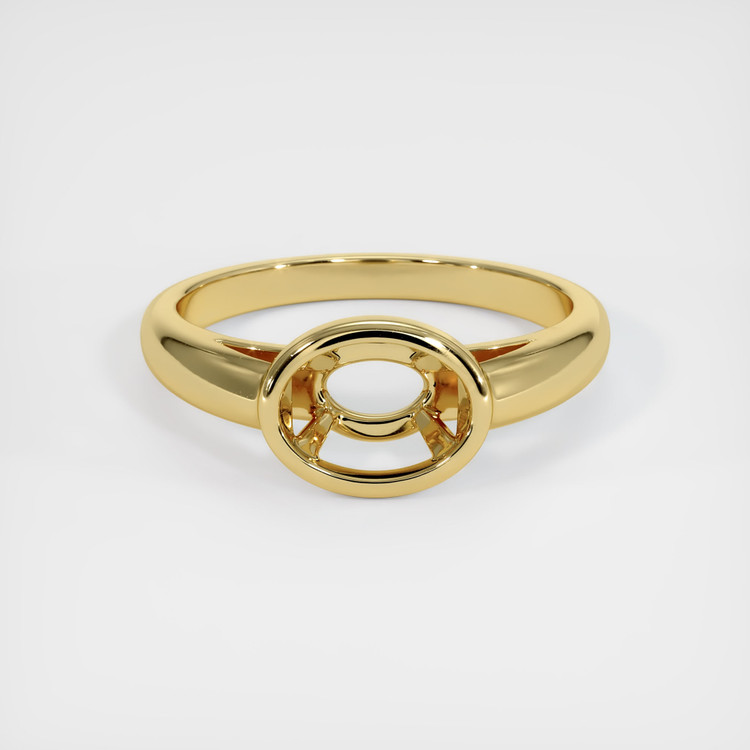 18K Yellow Gold Men's Ring Setting