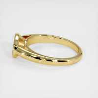 18K Yellow Gold Men's Ring Setting Image