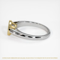 14K Yellow & White Men's Ring Setting Image