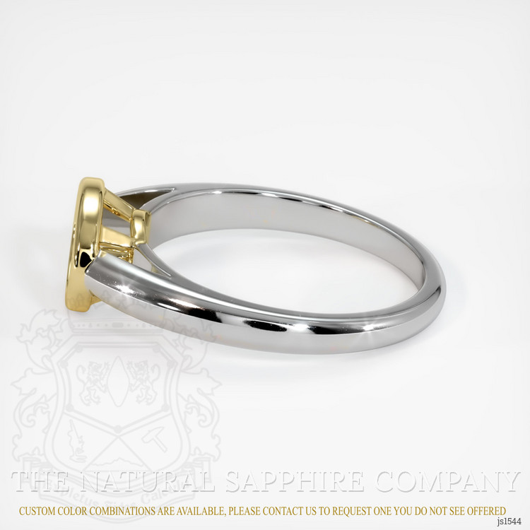 18K Yellow & White Men's Ring Setting