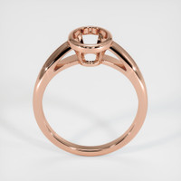 14K Rose Gold Men's Ring Setting Image