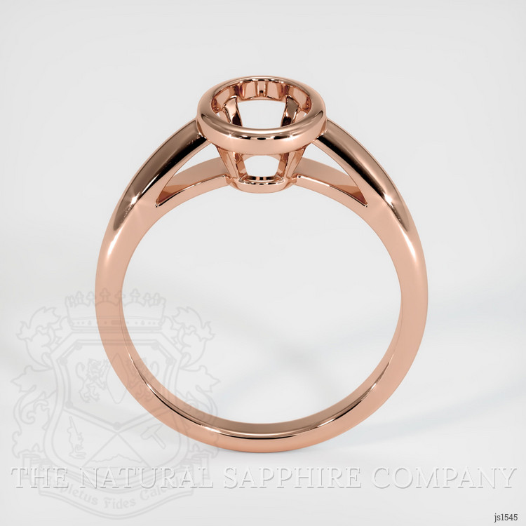 14K Rose Gold Men's Ring Setting