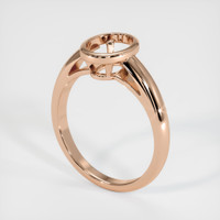 Men's Ruby Ring 2.03 Ct., 18K Rose Gold Combination Setting