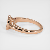 18K Rose Gold Men's Ring Setting Image