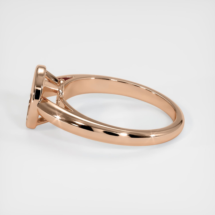 18K Rose Gold Men's Ring Setting