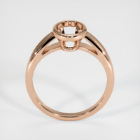 18K Rose Gold Men's Ring Setting Image