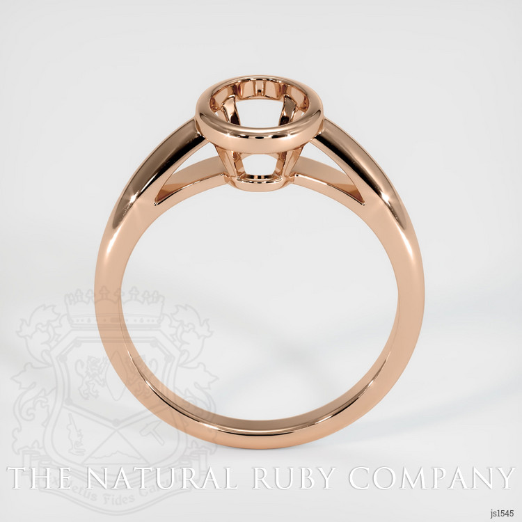 18K Rose Gold Men's Ring Setting