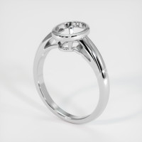 10K White Gold Men's Ring Setting Video