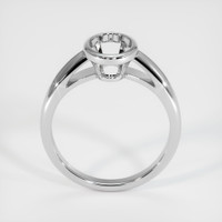10K White Gold Men's Ring Setting Image