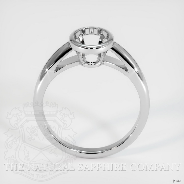 10K White Gold Men's Ring Setting