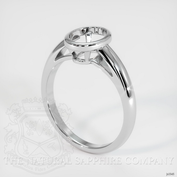 18K White Gold Men's Ring Setting