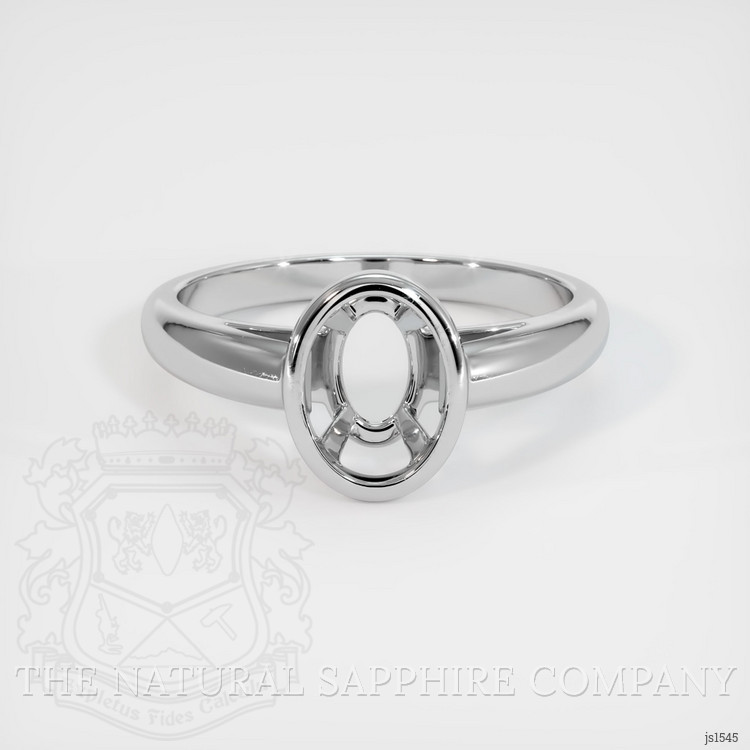 18K White Gold Men's Ring Setting