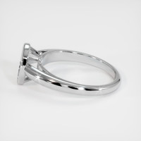 18K White Gold Men's Ring Setting Image