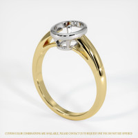 18K White & Yellow Men's Ring Setting Video