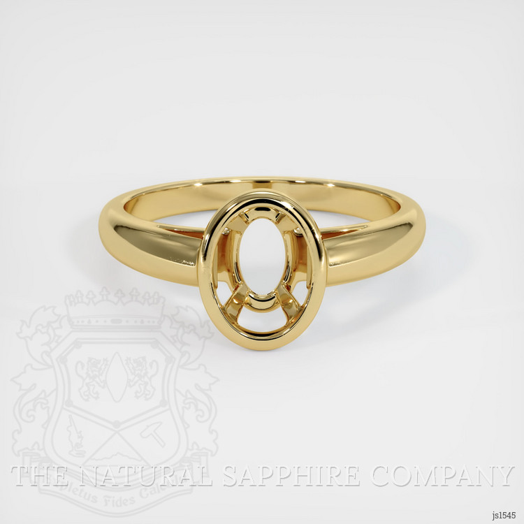 10K Yellow Gold Men's Ring Setting