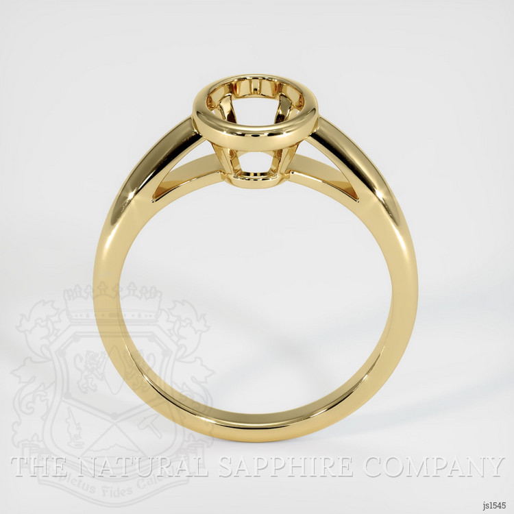 10K Yellow Gold Men's Ring Setting