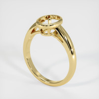 18K Yellow Gold Men's Ring Setting Video