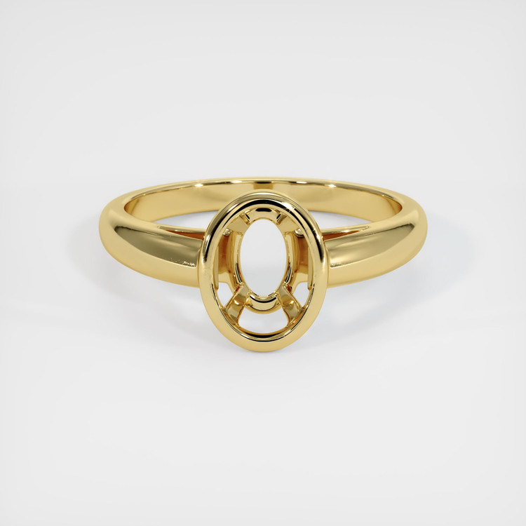 18K Yellow Gold Men's Ring Setting