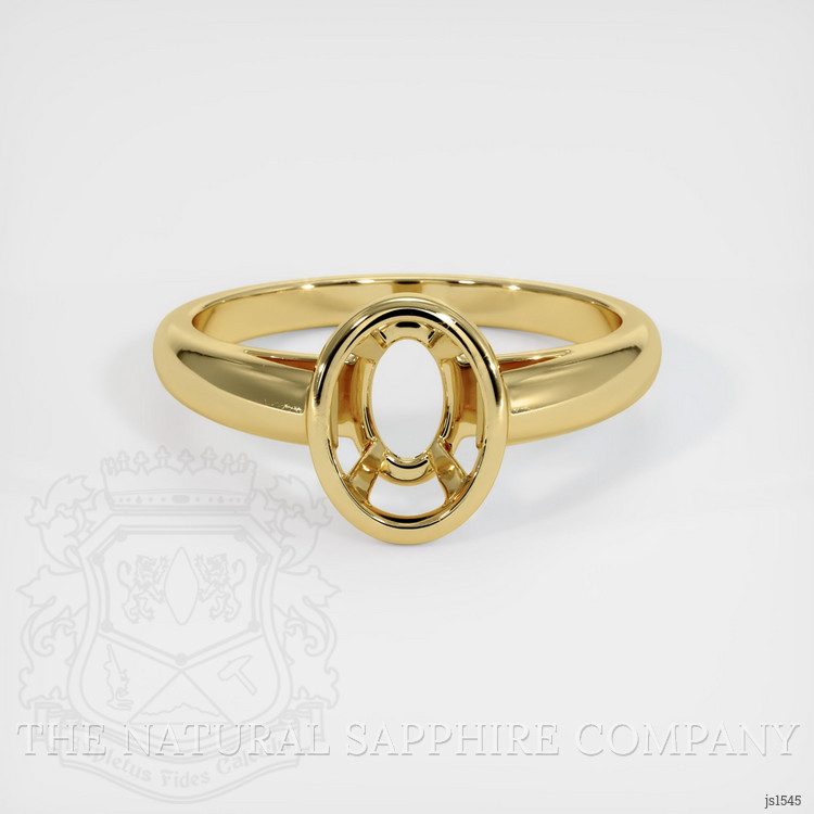 18K Yellow Gold Men's Ring Setting
