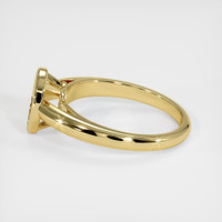 18K Yellow Gold Men's Ring Setting Image