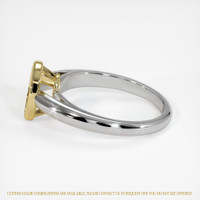 18K Yellow & White Men's Ring Setting Image