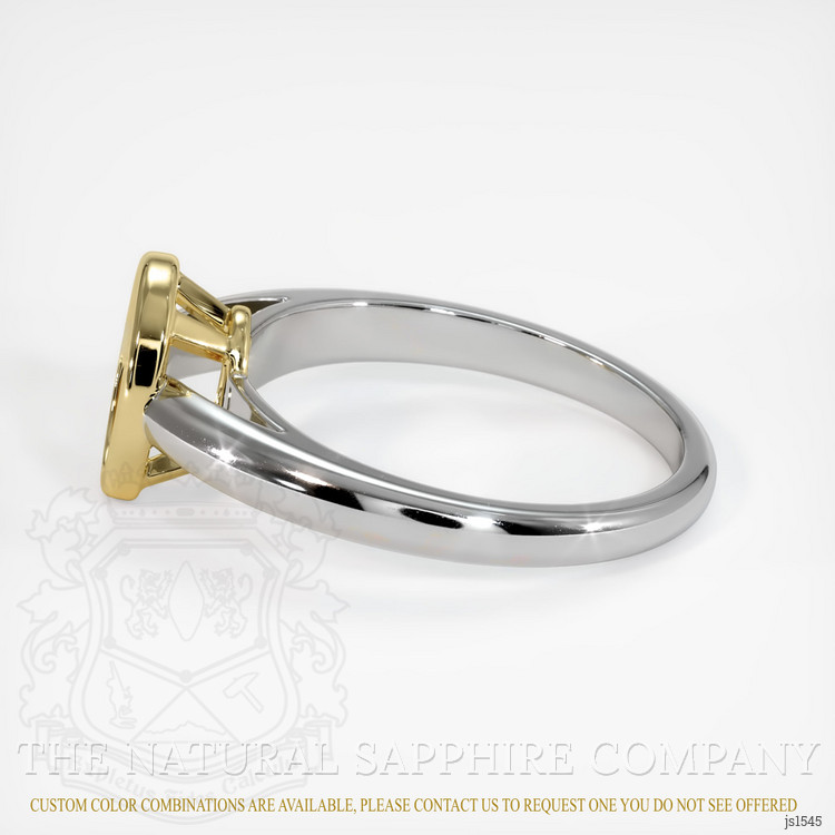 18K Yellow & White Men's Ring Setting