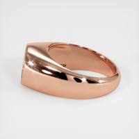 14K Rose Gold Men's Ring Setting Image