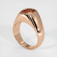 18K Rose Gold Men's Ring Setting Video