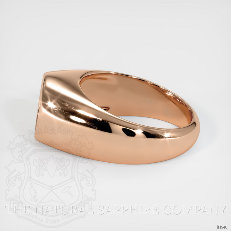 18K Rose Gold Men's Ring Setting