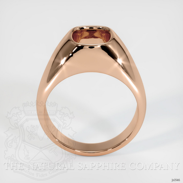 18K Rose Gold Men's Ring Setting