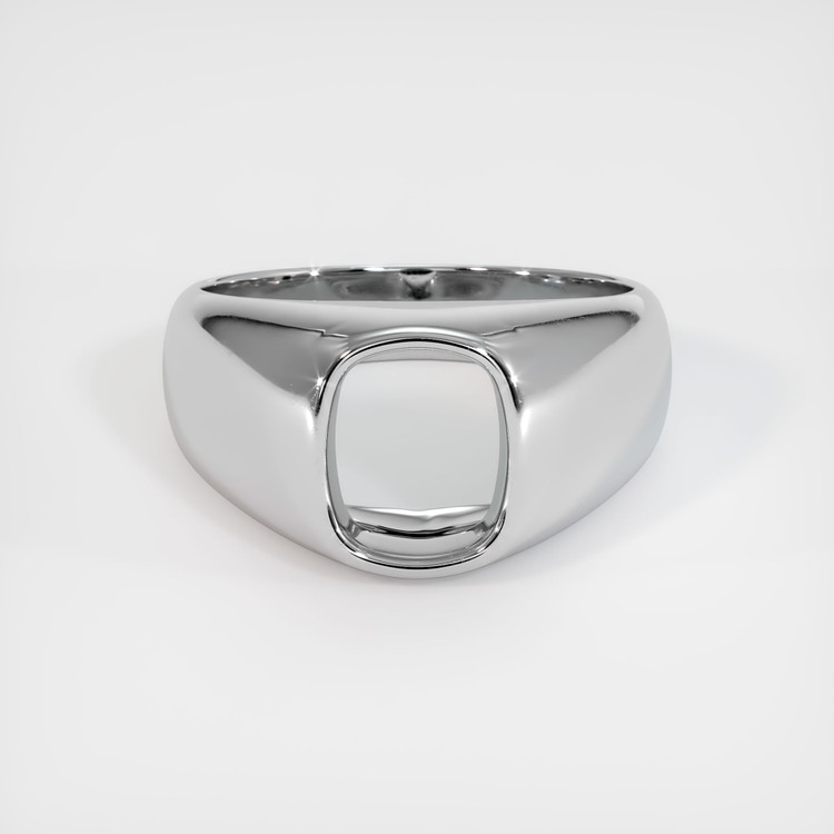 14K White Gold Men's Ring Setting