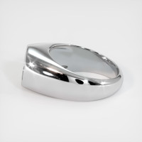 14K White Gold Men's Ring Setting Image