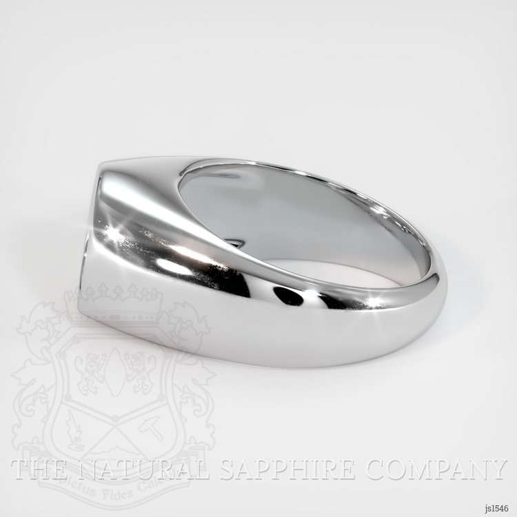 14K White Gold Men's Ring Setting