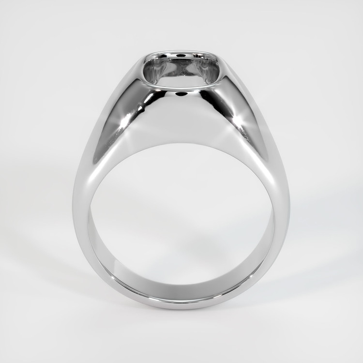 14K White Gold Men's Ring Setting