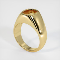 10K Yellow Gold Men's Ring Setting Video