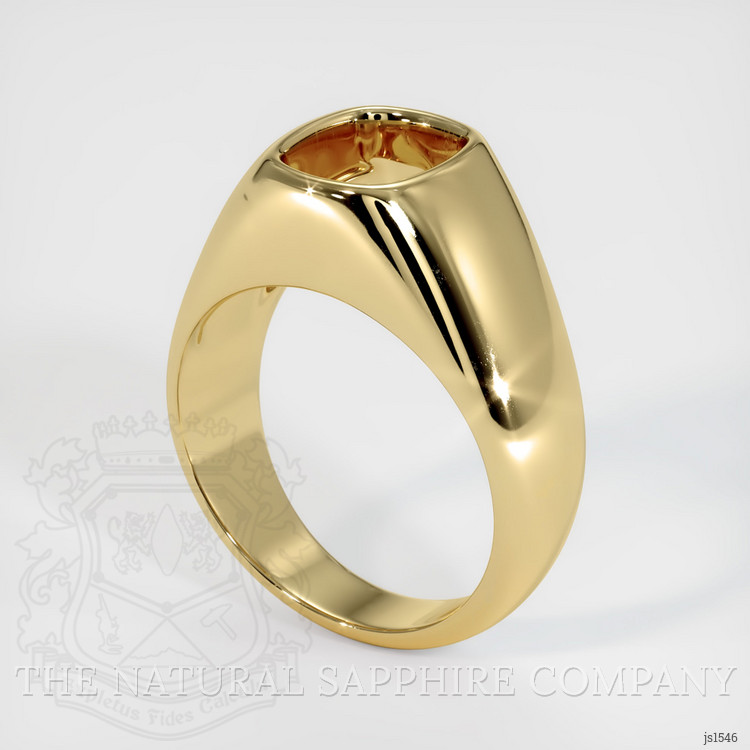 14K Yellow Gold Men's Ring Setting