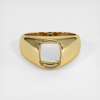 14K Yellow Gold Men's Ring Setting Image
