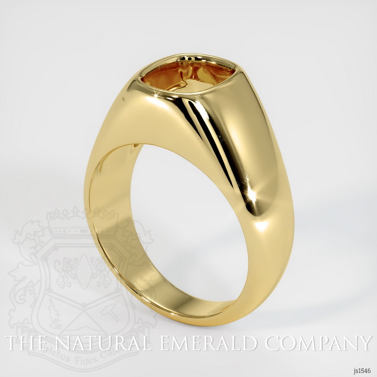 18K Yellow Gold Men's Ring Setting