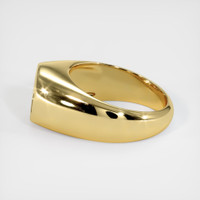 18K Yellow Gold Men's Ring Setting Image