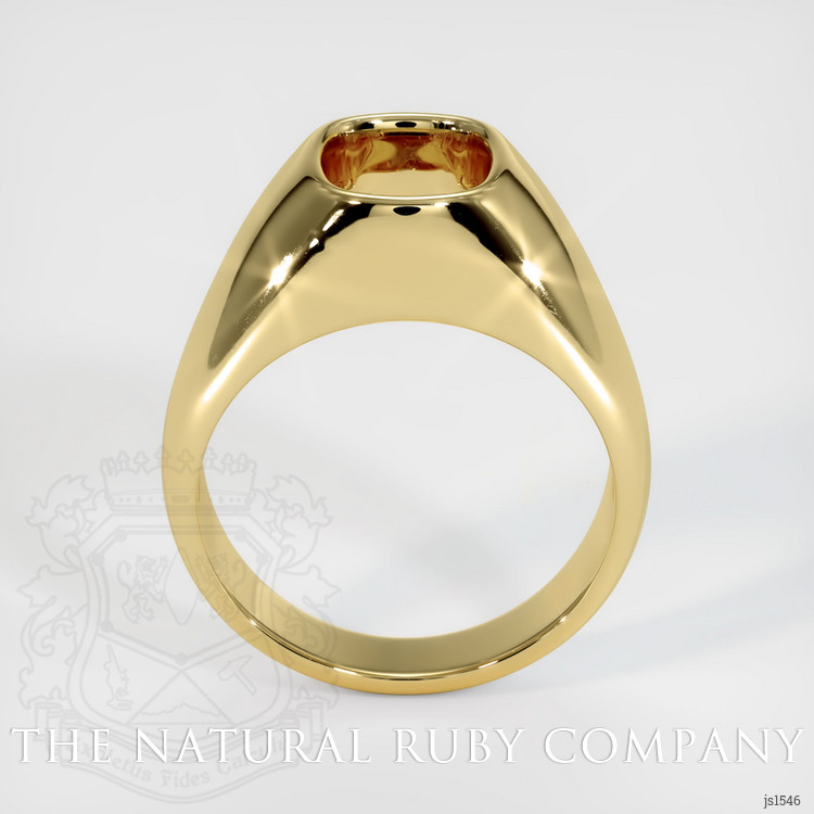 18K Yellow Gold Men's Ring Setting