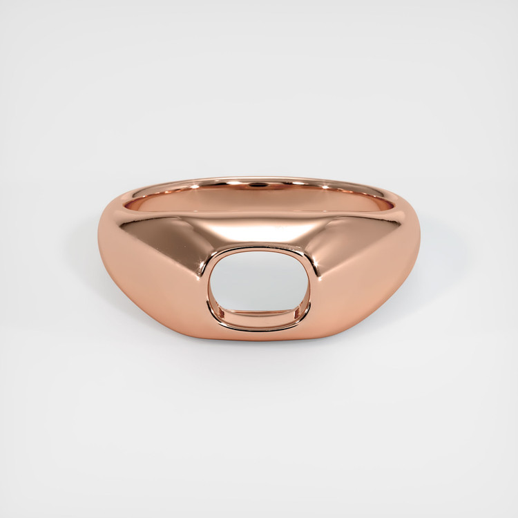 14K Rose Gold Men's Ring Setting