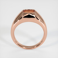 14K Rose Gold Men's Ring Setting Image