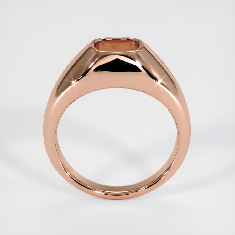 14K Rose Gold Men's Ring Setting