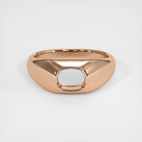 18K Rose Gold Men's Ring Setting Image