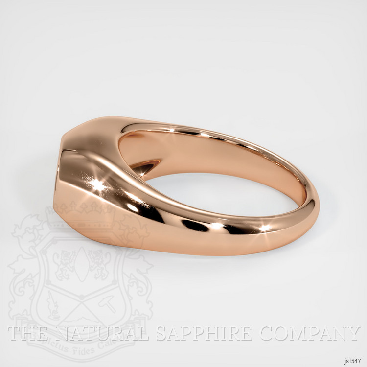 18K Rose Gold Men's Ring Setting